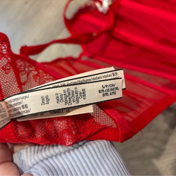 Victoria’s Secret Dream Angels Unlined Lace-Up Corset Top - Picture 6 of 8